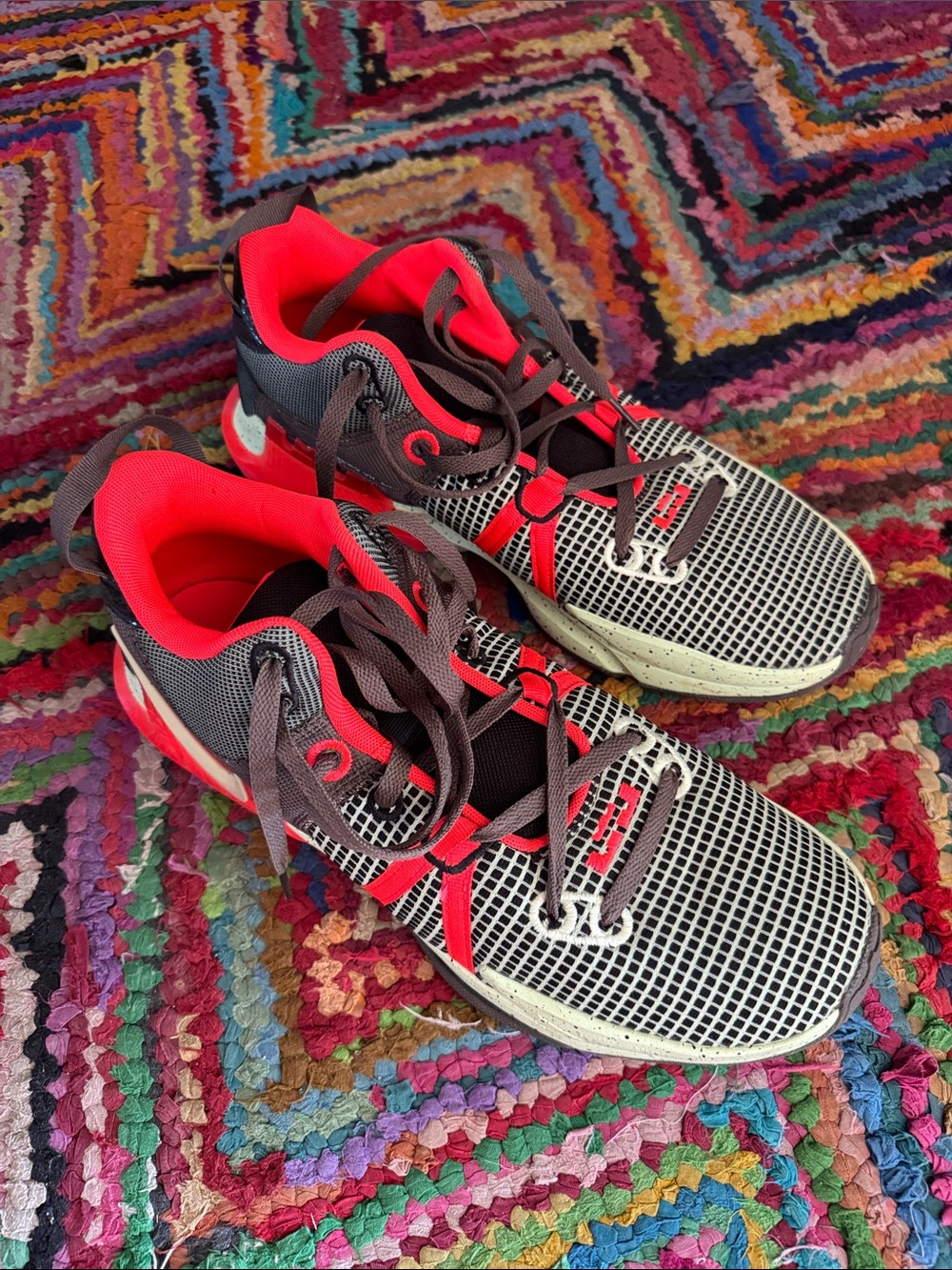 Nike Black and Red Men's Running Shoes. LeBron?